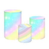 Rainbow Bright Fun Themed Cylinder Covers Kit